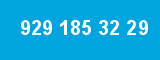 929 185 32 29 929 185 32 29